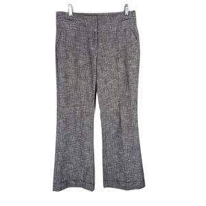 Vintage Tracy Evans Wide Leg Cuffed Grey Dress Pants Size 9